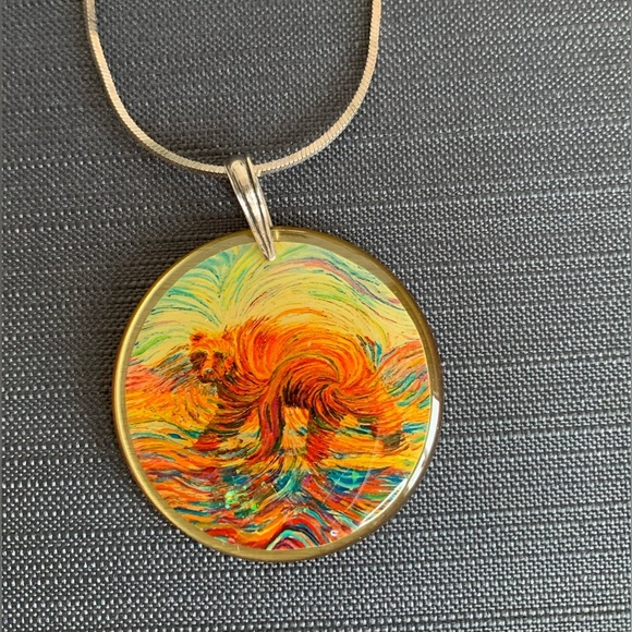 Necklace Sterling Silver Artisan Jewelry 

Walking Bear - Picture 1 of 4